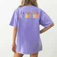 Se Amable Be Kind In Spanish Groovy Teacher Flowers Women's Comfort Colors T-Shirt Back Print Violet Se Amable Be Kind In Spanish Groovy Teacher Flowers Women's Comfort Colors T-Shirt Back Print Violet