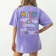 Show Your Work Math Teacher First Day Back To School Women's Comfort Colors T-Shirt Back Print Violet Show Your Work Math Teacher First Day Back To School Women's Comfort Colors T-Shirt Back Print Violet