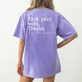 Show Your Work Thanks Math Teacher Women's Comfort Colors T-Shirt Back Print Violet Show Your Work Thanks Math Teacher Women's Comfort Colors T-Shirt Back Print Violet