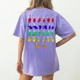 Sign Language Alphabet For ASL Interpreter Deaf Teacher Stud For Men Women Girls Kids Women's Comfort Colors T-Shirt Back Print Violet Sign Language Alphabet For ASL Interpreter Deaf Teacher Stud For Men Women Girls Kids Women's Comfort Colors T-Shirt Back Print Violet