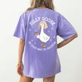 Silly Goose Constitution History Teacher Middle School Women's Comfort Colors T-Shirt Back Print Violet Silly Goose Constitution History Teacher Middle School Women's Comfort Colors T-Shirt Back Print Violet