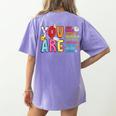 You Are Smart Brave Strong Kind Loved Motivation Teacher Kid Women's Comfort Colors T-Shirt Back Print Violet