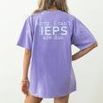 Sorry I Can't IEPS Are Due Special Education Teacher For Men Women Women's Comfort Colors T-Shirt Back Print Violet