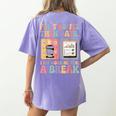 Special Education First Coffee Then Data Retro SPED Teacher Women's Comfort Colors T-Shirt Back Print Violet Special Education First Coffee Then Data Retro SPED Teacher Women's Comfort Colors T-Shirt Back Print Violet