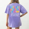 Special Education Team Definition Retro Ed Team Crew Teacher Women's Comfort Colors T-Shirt Back Print Violet Special Education Team Definition Retro Ed Team Crew Teacher Women's Comfort Colors T-Shirt Back Print Violet