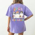 SPED Boo Crew Halloween Floral Ghost Special Ed SPED Teacher For Men Women Kids Women's Comfort Colors T-Shirt Back Print Violet SPED Boo Crew Halloween Floral Ghost Special Ed SPED Teacher For Men Women Kids Women's Comfort Colors T-Shirt Back Print Violet