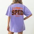 Sped Squad Team Special Education Teacher Halloween Women's Comfort Colors T-Shirt Back Print Violet Sped Squad Team Special Education Teacher Halloween Women's Comfort Colors T-Shirt Back Print Violet