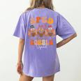 Sped Teacher Gobble Squad Thanksgiving Special Education Women's Comfort Colors T-Shirt Back Print Violet Sped Teacher Gobble Squad Thanksgiving Special Education Women's Comfort Colors T-Shirt Back Print Violet