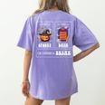 Sped Teacher Halloween First Spooky Then Data Sped Ed Team Women's Comfort Colors T-Shirt Back Print Violet Sped Teacher Halloween First Spooky Then Data Sped Ed Team Women's Comfort Colors T-Shirt Back Print Violet