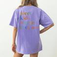 SPED Teacher SLP Meet Kids Where They Are Special Education Women's Comfort Colors T-Shirt Back Print Violet SPED Teacher SLP Meet Kids Where They Are Special Education Women's Comfort Colors T-Shirt Back Print Violet