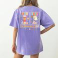 SPED Teacher Special Education First Coffee Then Data For Men Women Women's Comfort Colors T-Shirt Back Print Violet SPED Teacher Special Education First Coffee Then Data For Men Women Women's Comfort Colors T-Shirt Back Print Violet