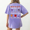 Spooky Syllables Teacher Halloween Educational Kids Women's Comfort Colors T-Shirt Back Print Violet Spooky Syllables Teacher Halloween Educational Kids Women's Comfort Colors T-Shirt Back Print Violet