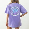Spread Kindness Like Snowflakes Christmas Teacher Unity Day Women's Comfort Colors T-Shirt Back Print Violet Spread Kindness Like Snowflakes Christmas Teacher Unity Day Women's Comfort Colors T-Shirt Back Print Violet