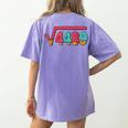 Square Root 4489 Slang Math Teacher Six Seven 6 7 Meme 67 Women's Comfort Colors T-Shirt Back Print Violet