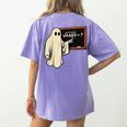 Square Root 67 Ghost Math Teacher 4489 Meme Halloween Women's Comfort Colors T-Shirt Back Print Violet Square Root 67 Ghost Math Teacher 4489 Meme Halloween Women's Comfort Colors T-Shirt Back Print Violet