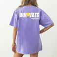 STEAM Teacher Back To School STEM Innovate Science For Men Women Kids Women's Comfort Colors T-Shirt Back Print Violet STEAM Teacher Back To School STEM Innovate Science For Men Women Kids Women's Comfort Colors T-Shirt Back Print Violet