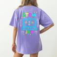 STEM Teacher Shirt STEM Teacher Tshirts STEM Is My Jam Women's Comfort Colors T-Shirt Back Print Violet