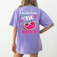 Our Students Are One In A Melon Teacher Watermelon Summer Women's Comfort Colors T-Shirt Back Print Violet Our Students Are One In A Melon Teacher Watermelon Summer Women's Comfort Colors T-Shirt Back Print Violet