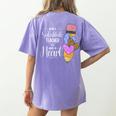 Being A Substitute Teacher Substitute Teaching Women's Comfort Colors T-Shirt Back Print Violet Being A Substitute Teacher Substitute Teaching Women's Comfort Colors T-Shirt Back Print Violet