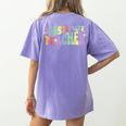 Substitute Teacher Women Back To School Substitute Teacher Women's Comfort Colors T-Shirt Back Print Violet Substitute Teacher Women Back To School Substitute Teacher Women's Comfort Colors T-Shirt Back Print Violet