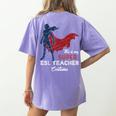 This Is My Super ESL Teacher Costume Lazy Halloween Women's Comfort Colors T-Shirt Back Print Violet This Is My Super ESL Teacher Costume Lazy Halloween Women's Comfort Colors T-Shirt Back Print Violet