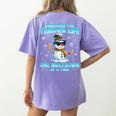 Surviving The Teacher Life Pjs Pajamas Christmas Xmas Teache Women's Comfort Colors T-Shirt Back Print Violet Surviving The Teacher Life Pjs Pajamas Christmas Xmas Teache Women's Comfort Colors T-Shirt Back Print Violet