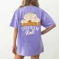 Synonym Roll Teacher And Grammar Geeks Pun For Men Women Kids Women's Comfort Colors T-Shirt Back Print Violet Synonym Roll Teacher And Grammar Geeks Pun For Men Women Kids Women's Comfort Colors T-Shirt Back Print Violet