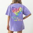 It Takes A Big Heart To Shape Little Minds Teacher Student Men Women Kids Women's Comfort Colors T-Shirt Back Print Violet It Takes A Big Heart To Shape Little Minds Teacher Student Men Women Kids Women's Comfort Colors T-Shirt Back Print Violet