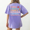 I Came I Taught I Made a Difference Proud Retired Teacher Women's Comfort Colors T-Shirt Back Print Violet I Came I Taught I Made a Difference Proud Retired Teacher Women's Comfort Colors T-Shirt Back Print Violet
