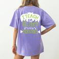 I Teach The Cutest Little Monsters Halloween Teacher Spooky Women's Comfort Colors T-Shirt Back Print Violet I Teach The Cutest Little Monsters Halloween Teacher Spooky Women's Comfort Colors T-Shirt Back Print Violet