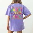I Teach The Cutest Owls Christmas Or Teachers Day Women's Comfort Colors T-Shirt Back Print Violet I Teach The Cutest Owls Christmas Or Teachers Day Women's Comfort Colors T-Shirt Back Print Violet