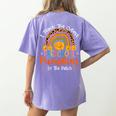I Teach The Cutest Preschool Pumpkin Teacher Halloween For Men Women Kids Women's Comfort Colors T-Shirt Back Print Violet I Teach The Cutest Preschool Pumpkin Teacher Halloween For Men Women Kids Women's Comfort Colors T-Shirt Back Print Violet