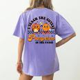I Teach The Cutest Pumpkins In The Patch Halloween Teacher For Men Women Kids Women's Comfort Colors T-Shirt Back Print Violet I Teach The Cutest Pumpkins In The Patch Halloween Teacher For Men Women Kids Women's Comfort Colors T-Shirt Back Print Violet