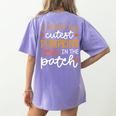 I Teach The Cutest Pumpkins In The Patch Shirt Teacher Women's Comfort Colors T-Shirt Back Print Violet I Teach The Cutest Pumpkins In The Patch Shirt Teacher Women's Comfort Colors T-Shirt Back Print Violet
