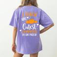 I Teach The Cutest Pumpkins In The Patch Teacher School For Men Women Kids Women's Comfort Colors T-Shirt Back Print Violet I Teach The Cutest Pumpkins In The Patch Teacher School For Men Women Kids Women's Comfort Colors T-Shirt Back Print Violet