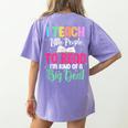 I Teach Little People To Read Reading Teacher For Men Women Girls Kids Women's Comfort Colors T-Shirt Back Print Violet I Teach Little People To Read Reading Teacher For Men Women Girls Kids Women's Comfort Colors T-Shirt Back Print Violet
