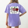 Teach Love Inspire Pre-k Teacher Apple Leopard Red Plain Women's Comfort Colors T-Shirt Back Print Violet Teach Love Inspire Pre-k Teacher Apple Leopard Red Plain Women's Comfort Colors T-Shirt Back Print Violet