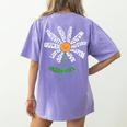 Teach Love Inspire Teachers Inspirational Flower Teachers Women's Comfort Colors T-Shirt Back Print Violet Teach Love Inspire Teachers Inspirational Flower Teachers Women's Comfort Colors T-Shirt Back Print Violet