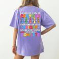 Teacher We Are Like a Box Of Crayons For Men Women Kids Women's Comfort Colors T-Shirt Back Print Violet