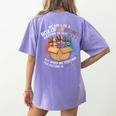 Teacher We Are Like a Box Of Crayons Women's Comfort Colors T-Shirt Back Print Violet Teacher We Are Like a Box Of Crayons Women's Comfort Colors T-Shirt Back Print Violet