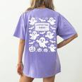 Teacher Halloween Composition Notebook Costume Halloween Women's Comfort Colors T-Shirt Back Print Violet Teacher Halloween Composition Notebook Costume Halloween Women's Comfort Colors T-Shirt Back Print Violet