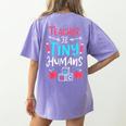 Teacher Preschool Pre K Kindergarten Women's Comfort Colors T-Shirt Back Print Violet Teacher Preschool Pre K Kindergarten Women's Comfort Colors T-Shirt Back Print Violet