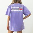 Teacher Red Pen Grading Exam Marking School Women's Comfort Colors T-Shirt Back Print Violet