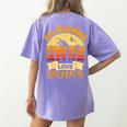 Teacher Shirts Halloween All Teachers Love Brains Women's Comfort Colors T-Shirt Back Print Violet Teacher Shirts Halloween All Teachers Love Brains Women's Comfort Colors T-Shirt Back Print Violet