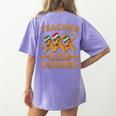 Teacher Of Smart Cookies Gingerbread Christmas Teacher Women's Comfort Colors T-Shirt Back Print Violet Teacher Of Smart Cookies Gingerbread Christmas Teacher Women's Comfort Colors T-Shirt Back Print Violet
