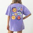Teacher Space Science Learning Is Out Of World Solar System Women's Comfort Colors T-Shirt Back Print Violet Teacher Space Science Learning Is Out Of World Solar System Women's Comfort Colors T-Shirt Back Print Violet