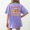 Teacher I Teach The Cutest Pumpkins In The Patch Fall Autumn Women's Comfort Colors T-Shirt Back Print Violet Teacher I Teach The Cutest Pumpkins In The Patch Fall Autumn Women's Comfort Colors T-Shirt Back Print Violet