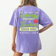 Teacher Teaching Assistant Aide Hero Women's Comfort Colors T-Shirt Back Print Violet Teacher Teaching Assistant Aide Hero Women's Comfort Colors T-Shirt Back Print Violet