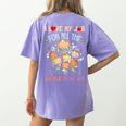 Teacher Teaching I Love My Job For All The Little Reasons Women's Comfort Colors T-Shirt Back Print Violet Teacher Teaching I Love My Job For All The Little Reasons Women's Comfort Colors T-Shirt Back Print Violet