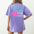 Teacher Of Tiny Humans Preschool Pre K Kindergarten Teacher Women's Comfort Colors T-Shirt Back Print Violet Teacher Of Tiny Humans Preschool Pre K Kindergarten Teacher Women's Comfort Colors T-Shirt Back Print Violet